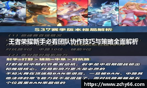 王者荣耀新手必看团队协作技巧与策略全面解析