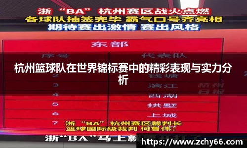 杭州篮球队在世界锦标赛中的精彩表现与实力分析